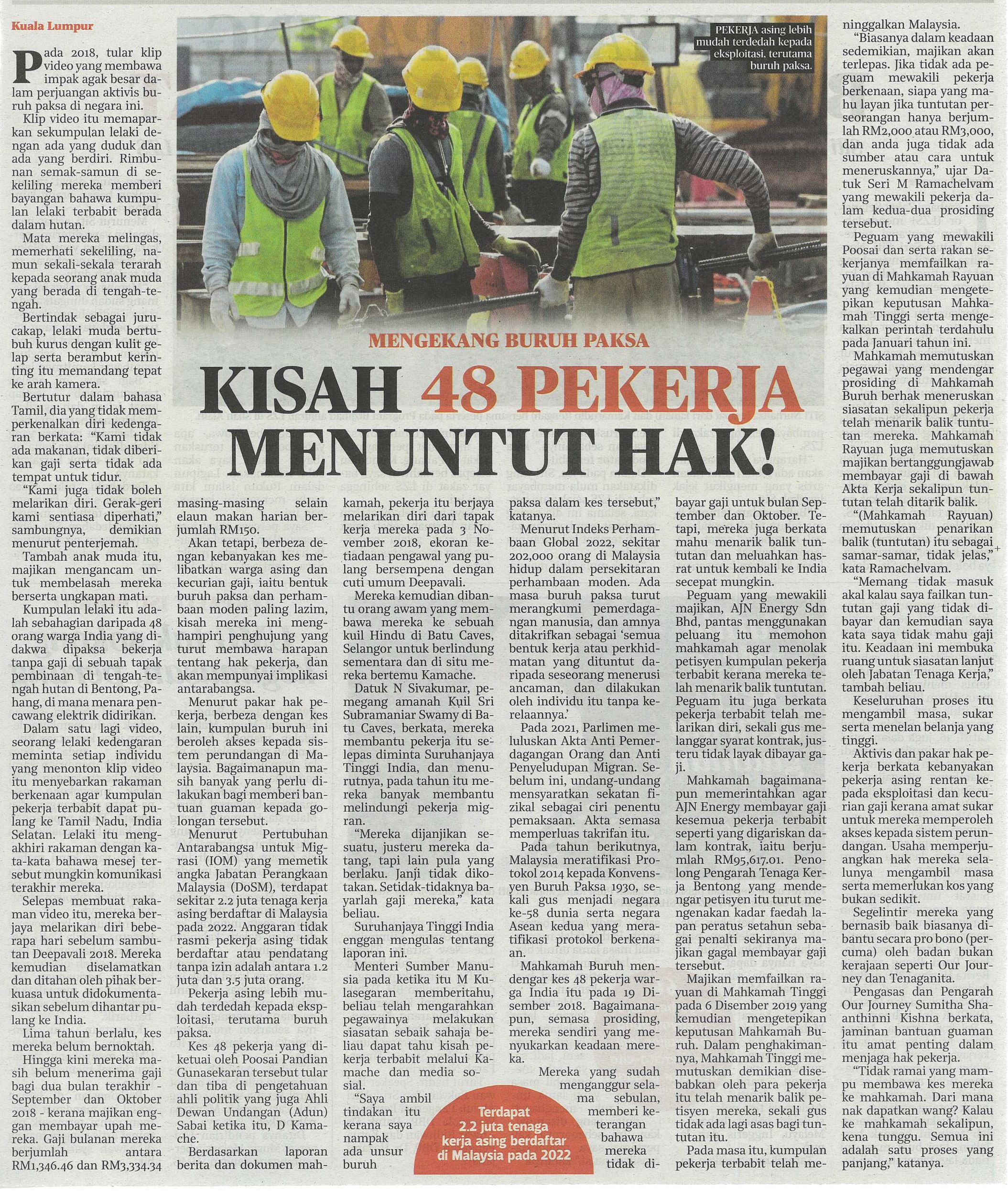 kisah 48 pekerja menuntut hak 